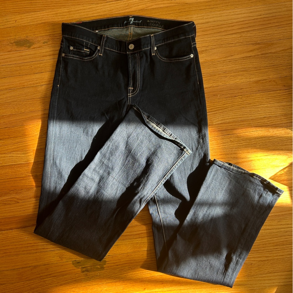 7 For All Mankind Skinny Bootcut Jeans women’s Sz 32